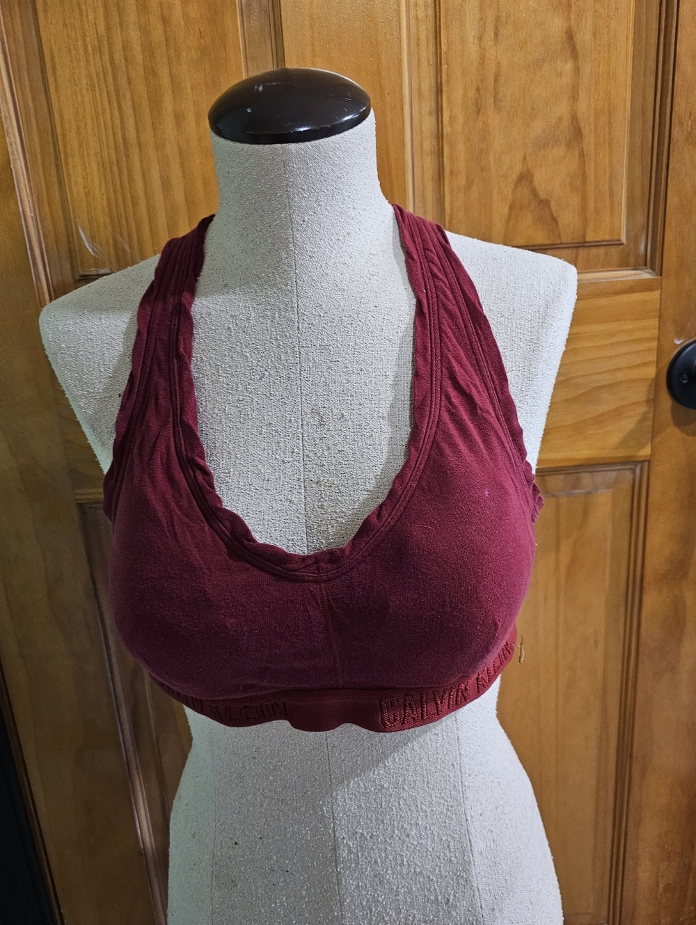 Seamless Burgundy Racerback Bralette
